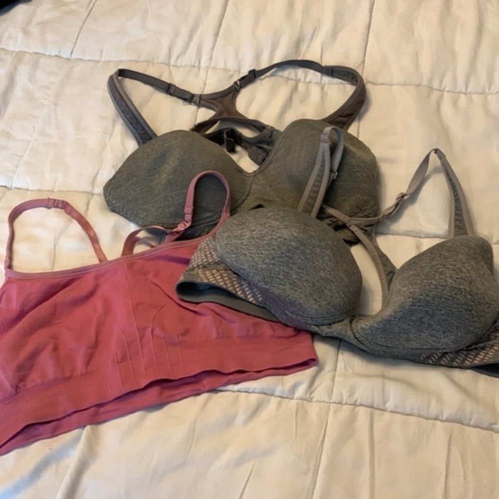 Three sports bras